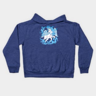 Water Unicorn Pegasus Pony Kids Hoodie